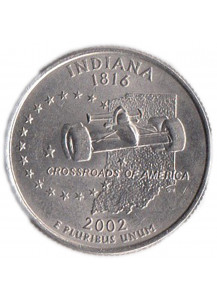 2002 - Quarto di dollaro Stati Uniti Indiana (P) Filadelfia
